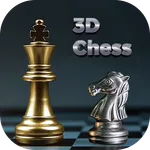 Chess 3d board game icon