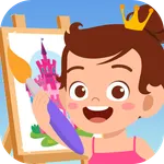 Princesses Coloring Paint Game icon