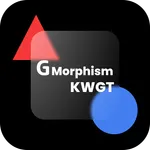 Glassmorphism widgets for kwgt icon