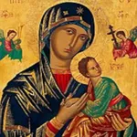 Saint Virgin Mary prayers icon