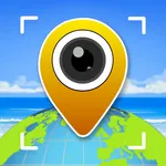 GPS Camera Photo TimeStamp Map icon