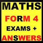 Maths Form 4 Exams + Answers icon