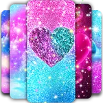 Glitter galaxy live wallpaper icon