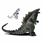 How to draw Godzilla manual icon
