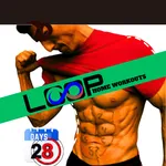 Home workout Loop burning plan icon