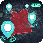 Distance & Location Radius - M icon