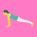 Breasts workout. Push-ups icon