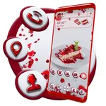 Strawberry Cake Slice Theme icon