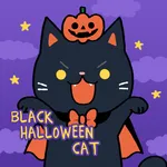 Black Halloween Cat Theme icon