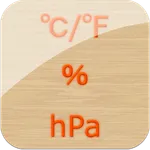 Temperature humidity barometer icon