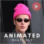 Justin Bieber GIF WASticker icon