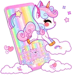 Rainbow Unicorn Keyboard icon