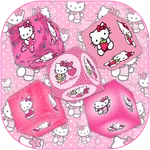 3D Kitty Cube Live Wallpaper icon