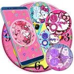 Kitty Clock Live Wallpaper icon