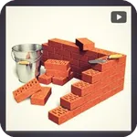 Learn masonry step by step icon