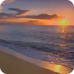 Sunset Beach Live Wallpaper icon
