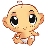 Новорожденный малыш icon