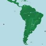 Mapa Físico de América del Sur icon