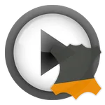 mMusic Skin Flat Orange icon