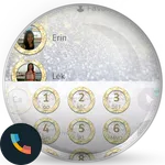 Theme Dialer GlitterGoldSilver icon