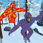 Monkey tag. Gorilla memes game icon