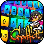 Blue Graffiti Wall Keyboard icon