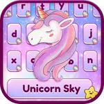 Unicorn Sky Keyboard - Pastel  icon