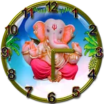 Ganesh Clock  live wallpaper icon