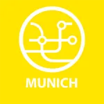City transport map Munich icon