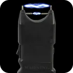 Realistic stun gun icon