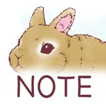 Sticky Note Rabbit Pom & Moco icon