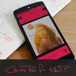 Cards Red for KLWP icon