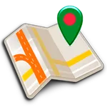 Map of Bangladesh offline icon