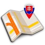 Map of Slovakia offline icon