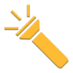 Pure ascetic flashlight icon