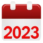 Calendar 2023, agenda icon