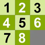 15 Number puzzle sliding game icon