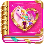 Unicorn Diary (lock - PIN) icon