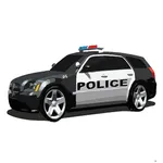 Driving Police Car 3D icon