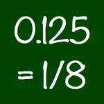 Decimal to Fraction Calculator icon