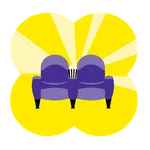 Orange film icon