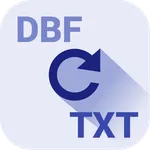 Convert DBF to TXT icon