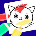 Сoloring book Drawing games 1С icon