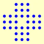 Peg solitaire icon