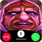 Video call and chat witch cry icon