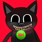 Scary Cartoon Cat Call & Chat icon