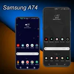 Samsung A74 Launcher Wallpaper icon