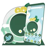 Green Lemon Tea Theme icon