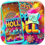 Happy Holi Theme icon