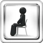 Sedentary work icon